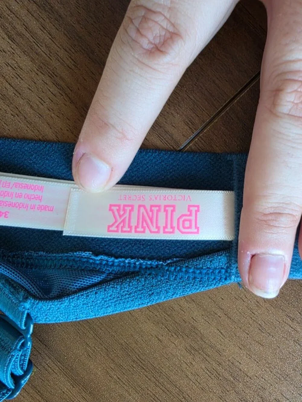 PINK Victorias Secret dark teal